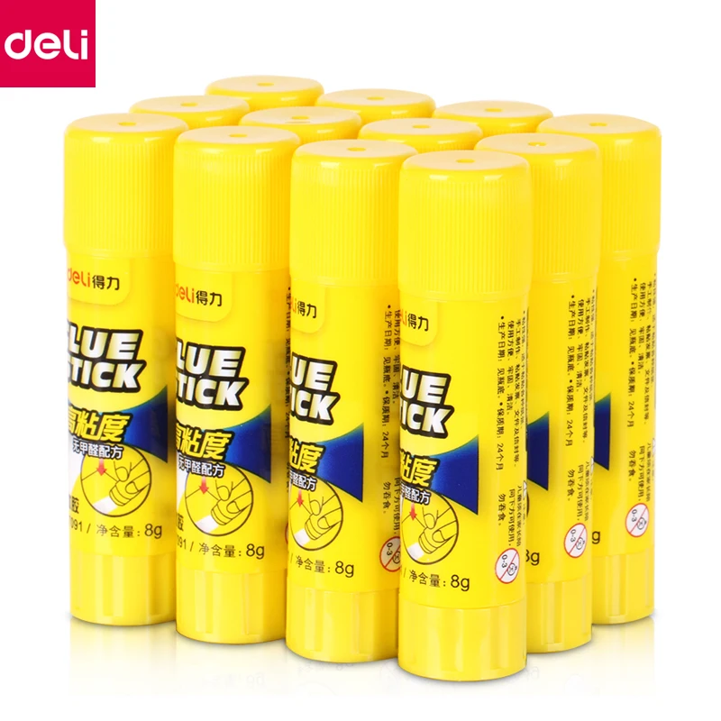 デリ固体のり強い粘着のりスティック高粘度のりかわいい文房具オフィス学用品 パックの12 Glue Stick Supply Schoolsolid Glue Aliexpress