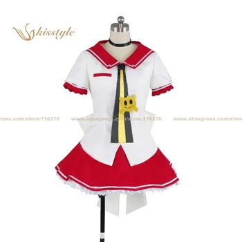 

Kisstyle Fashion Day Break Illusion Akari Taiyo Black Uniform COS Clothing Cosplay Costume,Whole Set