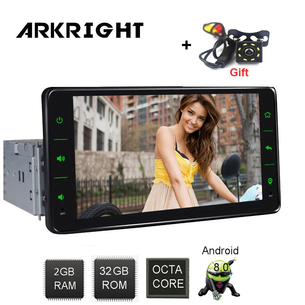 Автомобильный мультимедийный плеер экран 6 2 дюйма Гб ОЗУ Android 8 0 Восьмиядерный