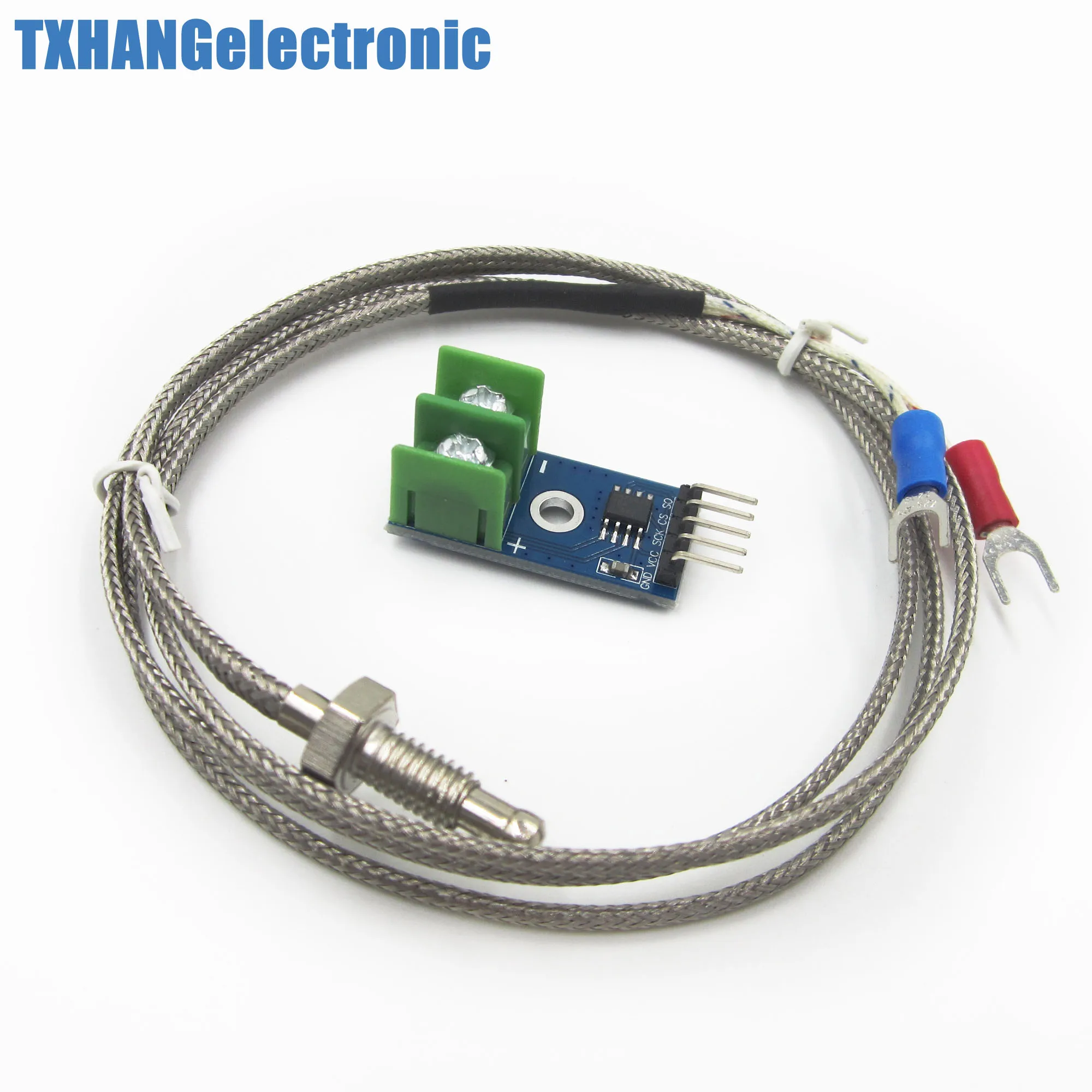 MAX6675 Module + K Type Thermocouple Temperature Sensorin Integrated
