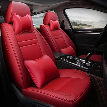 

custom leather car seat covers For audi a3 8p 8l sportback A4 A6 A5 Q3 Q5 Q7 accessories covers for vehicle seat
