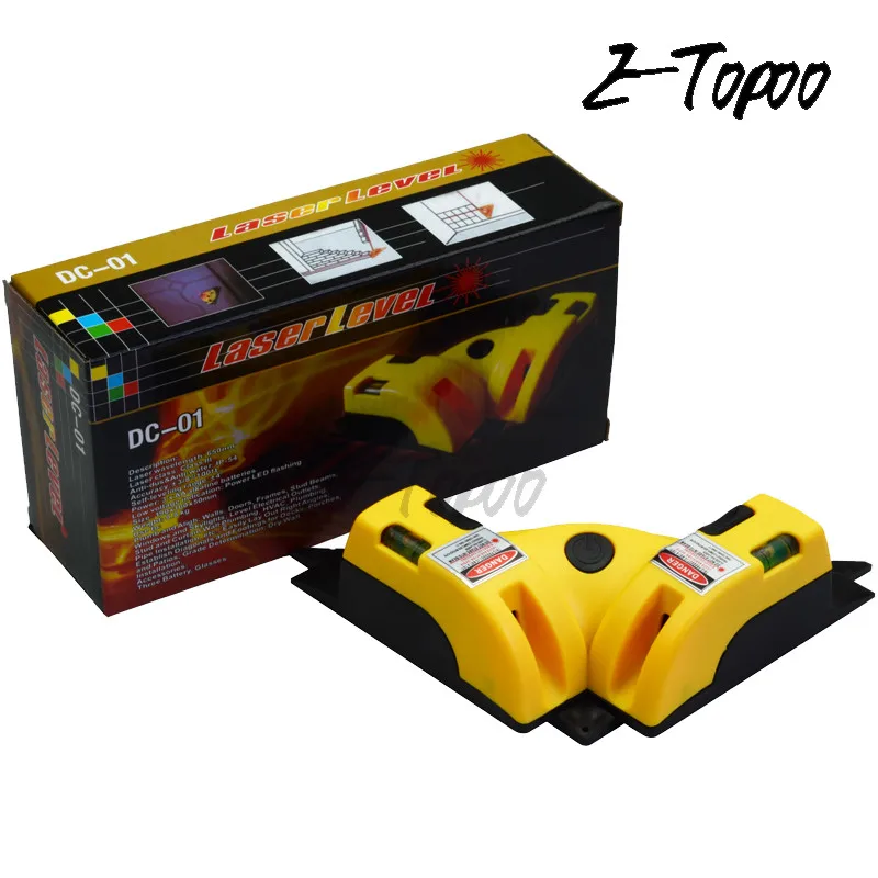yellow case 2 цвета прямой угол 90 градусов вертикальный Pro вертикальный горизонтальный nivel лазерный уровень линии проекции квадратный уровень - Цвет: yellow case