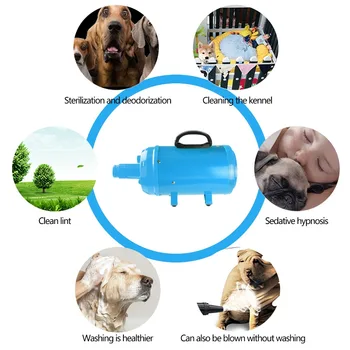

Low Noise Pet Hair Dryer Dog Cat Grooming Dryer Blower Heater Adjustable Temperature Blower Pet Blowing Machine