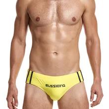 Пикантные Для мужчин с низкой посадкой Плавание ming Боксеры Трусы Плавание Мужские Шорты для купания Плавание ming Гей Трусы Плавание одежда письмо печати пляжная одежда плавание костюмы плюс Размеры