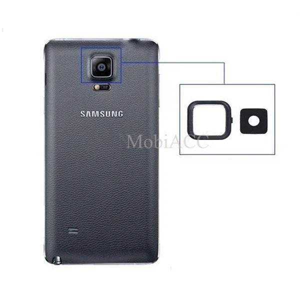 100% Оригинальный подлинный для Samsung Galaxy Note 4 задний стеклянный объектив камеры +