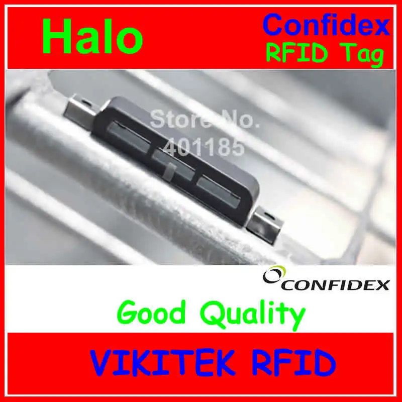 UHF rfid металлическая бирка Confidex Halo 860-960 MHZ 915 M EPC c1g2 ISO18000-6C легкая бирка с мелким принтом для управления активами