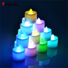 Electronic Candle LED Light Mini Colorful Romantic Smokeless Flameless Candle Lamp Wedding Birthday Party Christmas Electronic Candle LED Light Mini Colorful Romantic Smokeless Flameless Candle Lamp Wedding Birthday Party Christmas