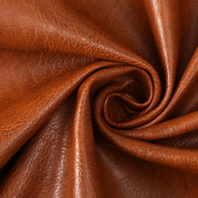 Synthetic Leather, Upholstery Material, Faux Leather Fabric Khaki