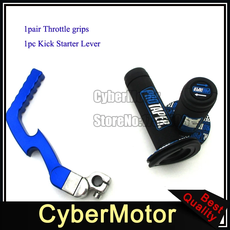 

Blue Kick Starter Lever Handle Grips For Chinese Dirt Pit Protaper Bike Lifan YX Engine 50cc 90cc 110cc 125cc 140cc 150cc 160cc