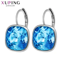 Xuping de Lujo Regalos de Navidad Cristales de Swarovski de Colores Pendientes Del Encanto de Las Mujeres Regalo XE2115