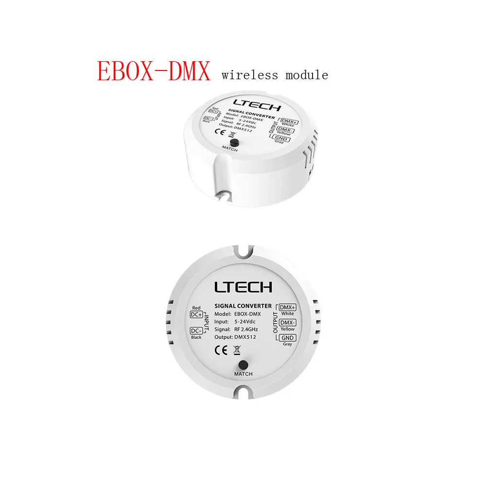 LTECH EBOX-DMX wireless module applies LT-BUS communication protocol and converts it to DMX512 through RF | Лампы и освещение