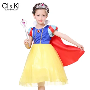 

CuilinKailan dress Girls Children Clothes Anna Elsa Girl Baby Elza Costume Kids Summer Princess Vestidos Infantis tulle dress