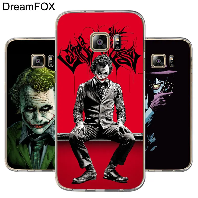 DREAMFOX M098 Fashion Joker Black Soft TPU Silicone Case Cover For Samsung Galaxy Note S 3 4 5 6 7 8 9 Edge Plus Grand Prime |