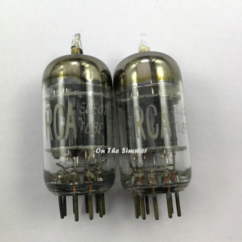 США RCA 5814A трубки поколения 6189 5693 ECC82 12AU7 три слюды квадратное кольцо черный экран
