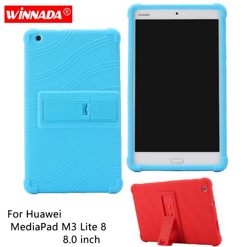 

Silicone case for Huawei MediaPad M3 Lite 8 8.0" cover soft rubber tablet case coque para for MediaPad M3 Lite 8.0 CPN-W09/AL00