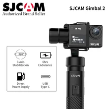 Оригинальная SJCAM ручной карданный 3-осевой стабилизатор Bluetooth Тип управления SJ-GIMBAL 2 для SJ6/SJ7/SJ8 Pro/Plus/Air экшн Камера