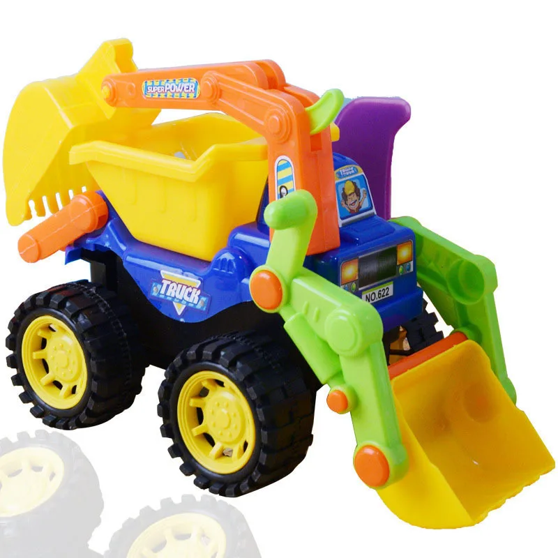 Children Toy Cars Beach Inertia Truck Child Excavator Model Sand Dredging Toys | Игрушки и хобби