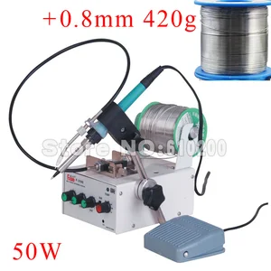 F3100 автоматическая паяльная машина, Электрический паяльник, паяльная станция 60 Вт/70 Вт/80 Вт/120 Вт, управление педалью, отправка оловянной системы - изображение