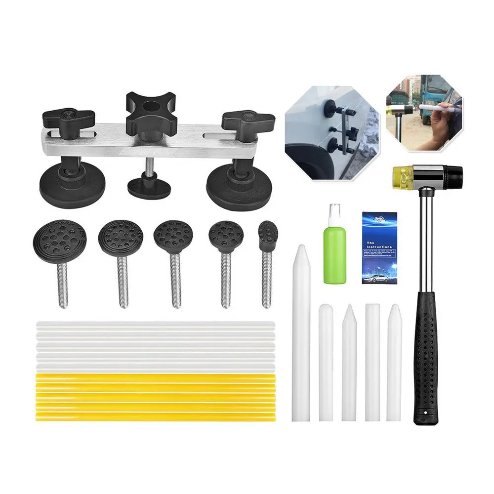 Professional 24Pcs Dent Repair Tools Kit Dents Lifter Tool Bumps Repair