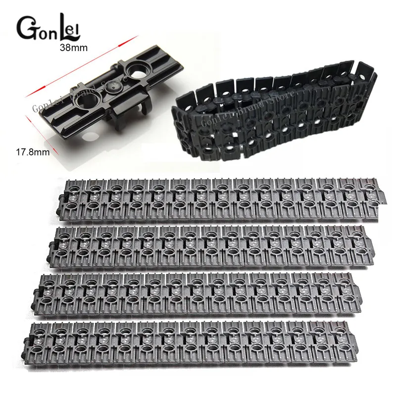 

20-100Pcs Technic MOC Caterpillar Track Building Blocks Digger Excavator Tank Wheel Brick Toy Compatible leGoINGlys 88323 Parts