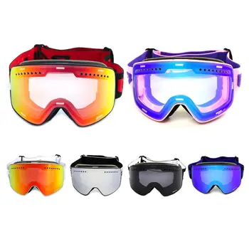 

Ski Goggles Mask Glasses Skiing Men Women Snowboard Double Layers Anti-Fog Large Lens Magnetic Ski Goggles for shortsighted Lens