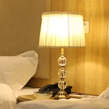 Vitrust, настольная лампа для спальни, Хрустальная настольная лампа, освещение для чтения, роскошный светодиодный прикроватный светильник для дома, Lamparas de mesa, фарфоровая лампа