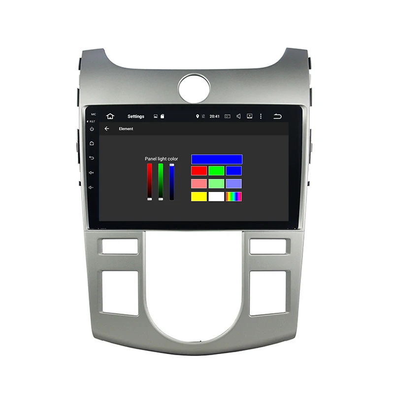 Discount Lenvio RAM 4G+32G Octa Core Android 8.0 CAR DVD GPS Navigation Player For KIA Cerato Forte 2008 2009 2010 2011 2012 Radio BT IPS 5