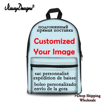 

Noisydesigns Customized Individual Image Photo 3D Printing Backpacks Canvas School Bag Fashion Backpacks Travel Backpacks
