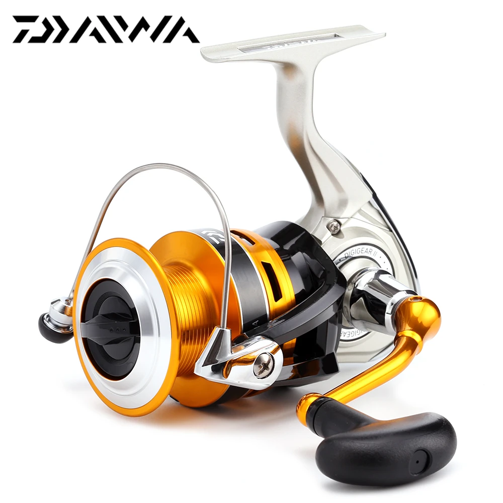 Закройте оригинальную спиннинговую катушку Daiwa CREST 4000A 5,3: 1 3+ 1BB облегченная Передняя Рыболовная катушка для карпа