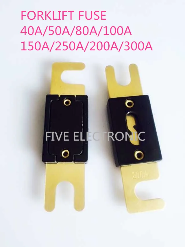 

FREE SHIPPING Large FORKLIFT FUSE 60A/80A/100A/120A/150A/200A/250A/400A Fork bolt type auto fuse