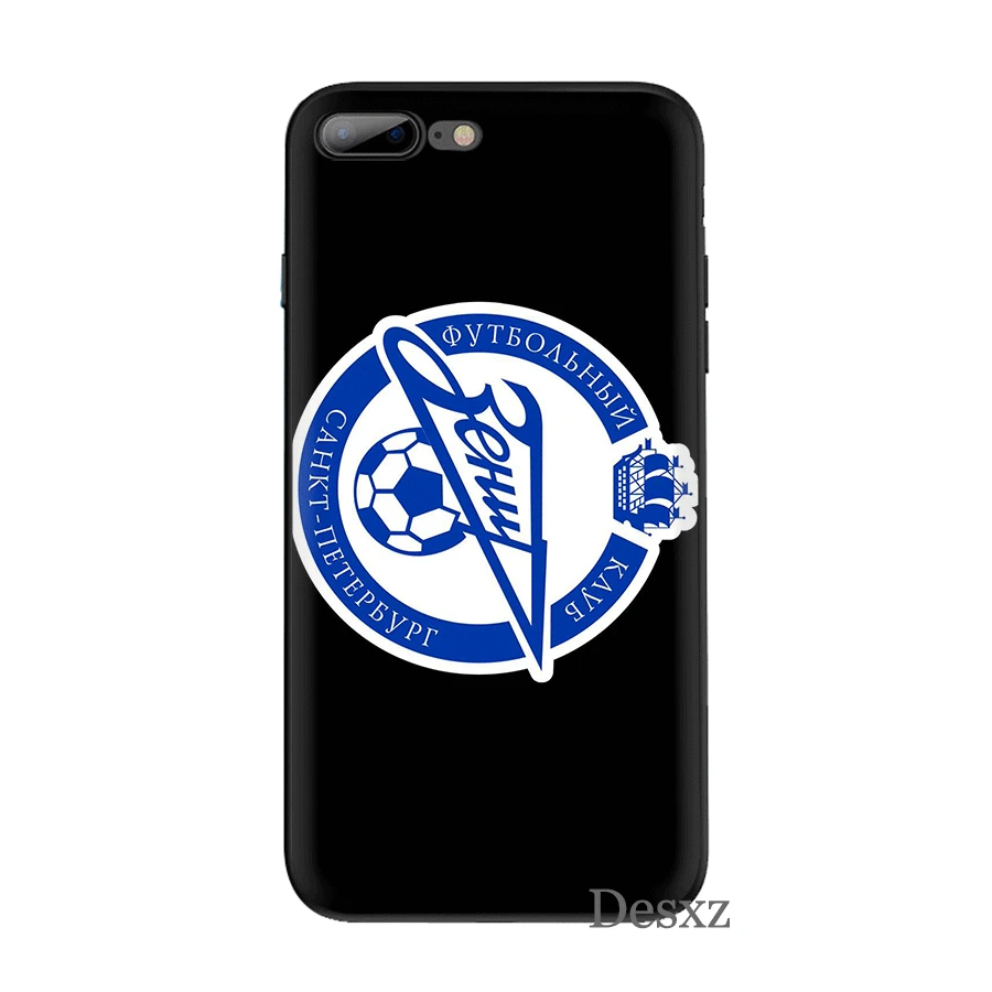 Cell Phone Case Silicone TPU for iPhone 7 8 6 6s Plus iPhone 11 Pro X XS Max XR 5 5s SE Cover Zenit football Club Logo Shell - Цвет: B6
