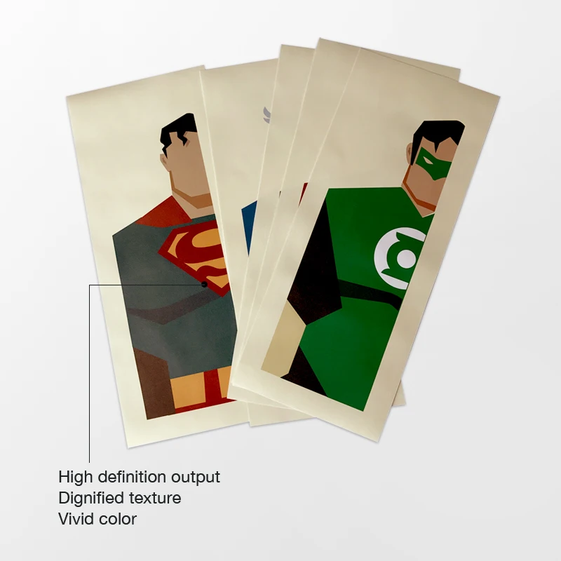5 панель Супер Герои холст живопись плакат и печать Бэтмен супергерой украшение для детской комнаты украшение стены картина без рамы