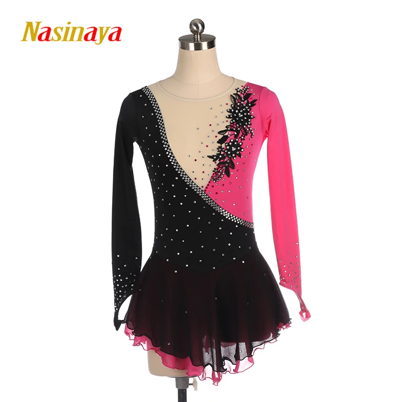 Figure Skating Dress Ice Skating Skirt for Girl Women Kids Customized