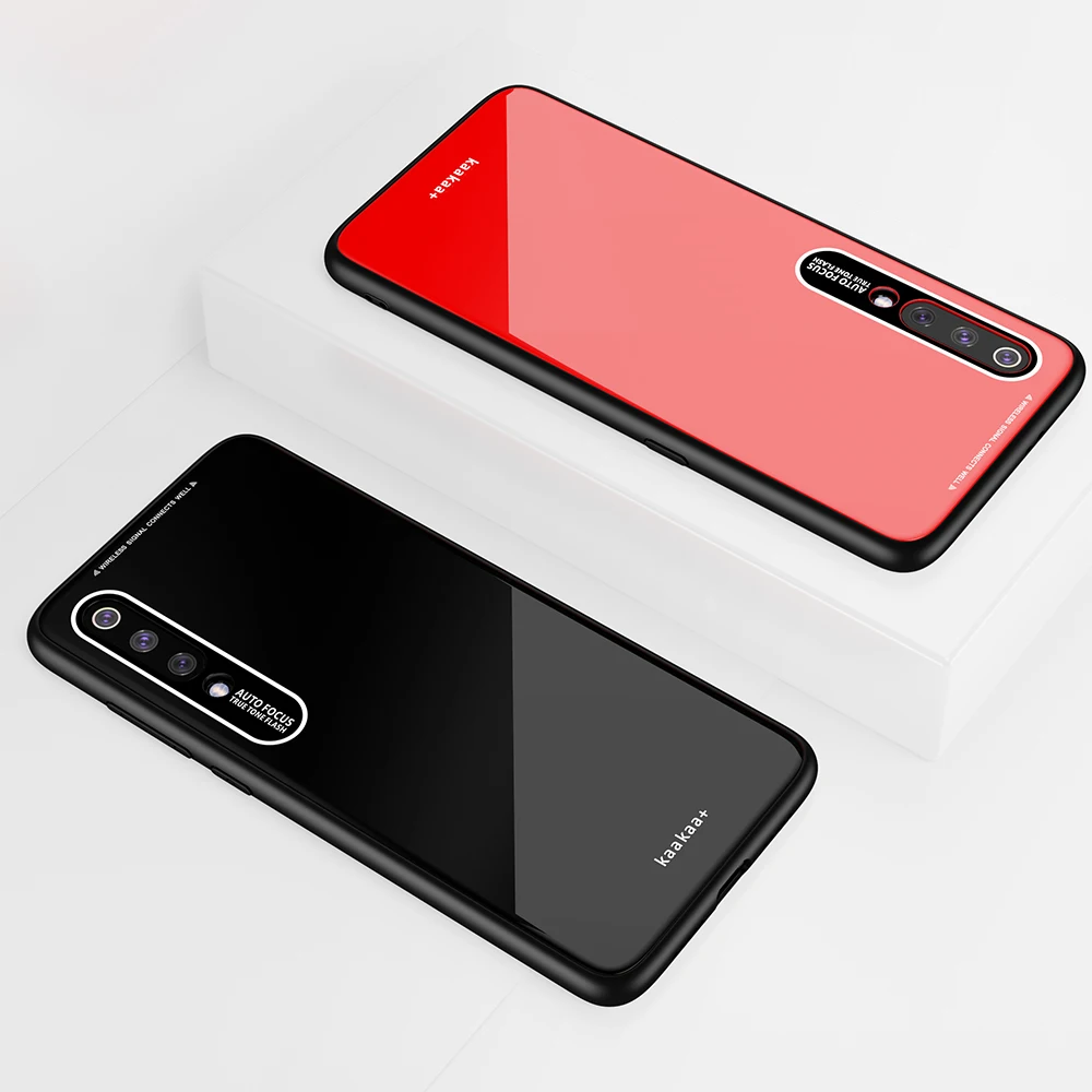 For Xiaomi MI 9 Case Mi9 SE Gradient Aurora Plexiglass Back Phone Cover 8 Lite Mi8 explorer Cases | Мобильные телефоны и