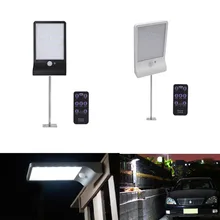 800LM 48 Светодиодный уличный фонарь солнечной энергии PIR лампы для датчика движения садовая Лампа безопасности уличные водонепроницаемые настенные светильники