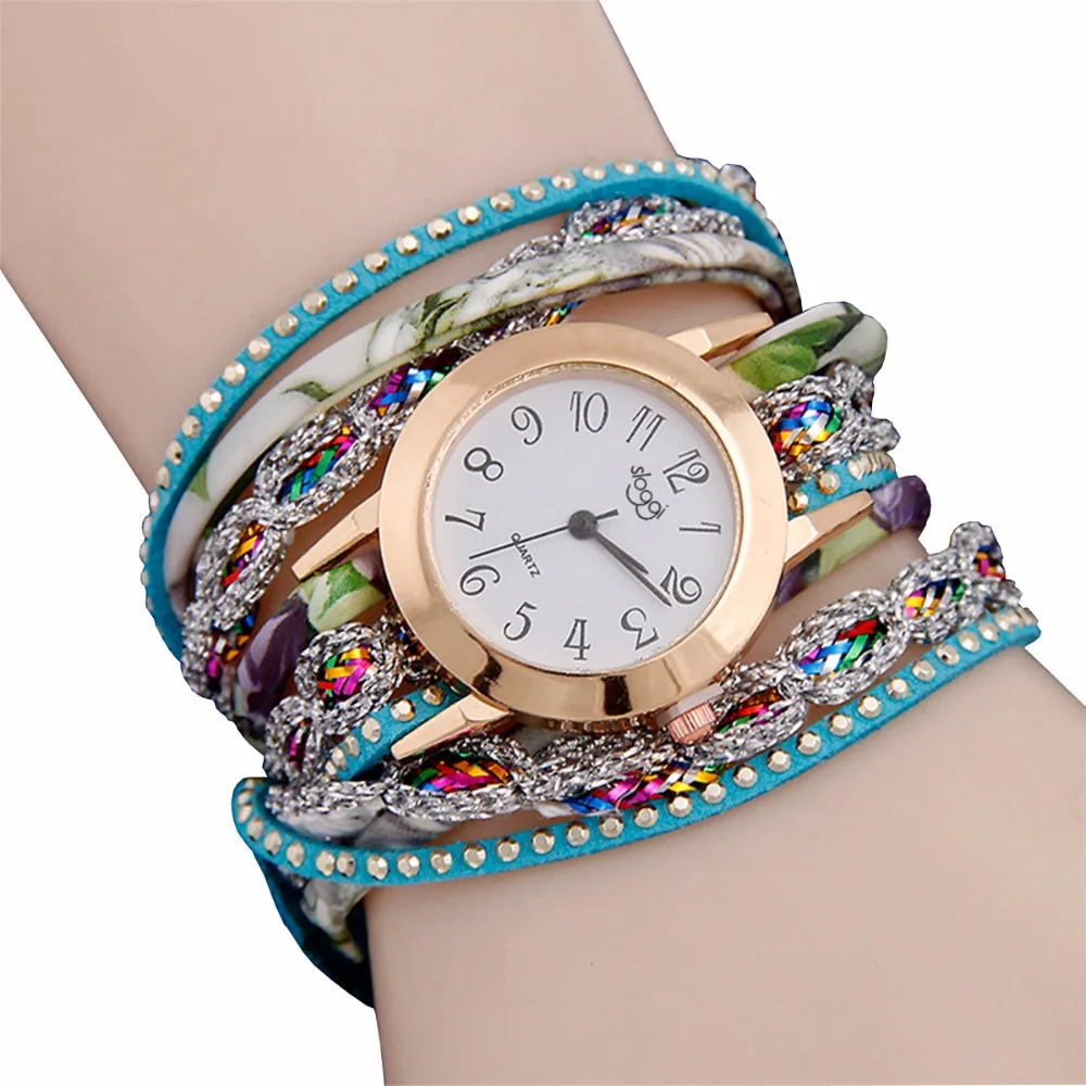 

Sloggi New arrival Winding jewelry Candy strap Bracelet Watch Casual Dress Watch women watches Ladies Quartz Wrist watches