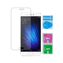 Vidro temperado para xiaomi mi5, dureza 9 h protetor de tela para xiaomi mi 5 película protetora de vidro com acessórios limpos