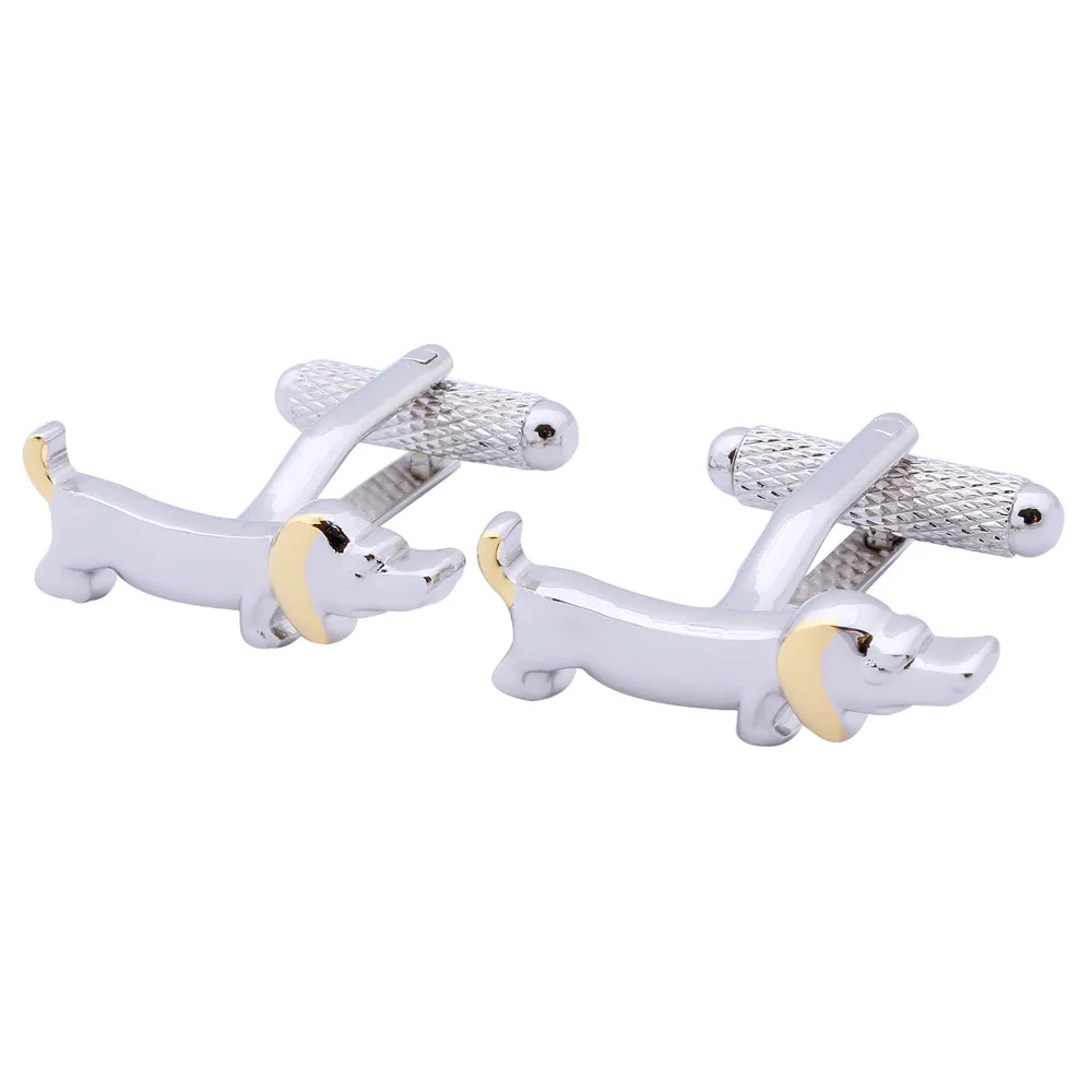 

Lovely Cute Animals Dog Cuff links Brand New Shirt Cuff For Male Suit Come With Free Box