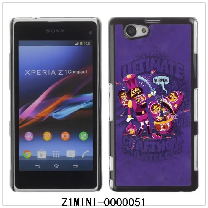 Matryoshka Battle-FOR SONY Xperia Z1 mini Plastic Hard Back Case Cover Shell 30PCS/Lot (Z1MINI-0000051) |