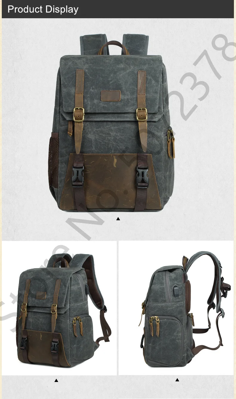 Батик холст+ Кожаная сумка для фото винтажный рюкзак для путешествий для фотосъемки мягкий рюкзак для гарнитуры для камеры/объектива/штатива/ноутбука