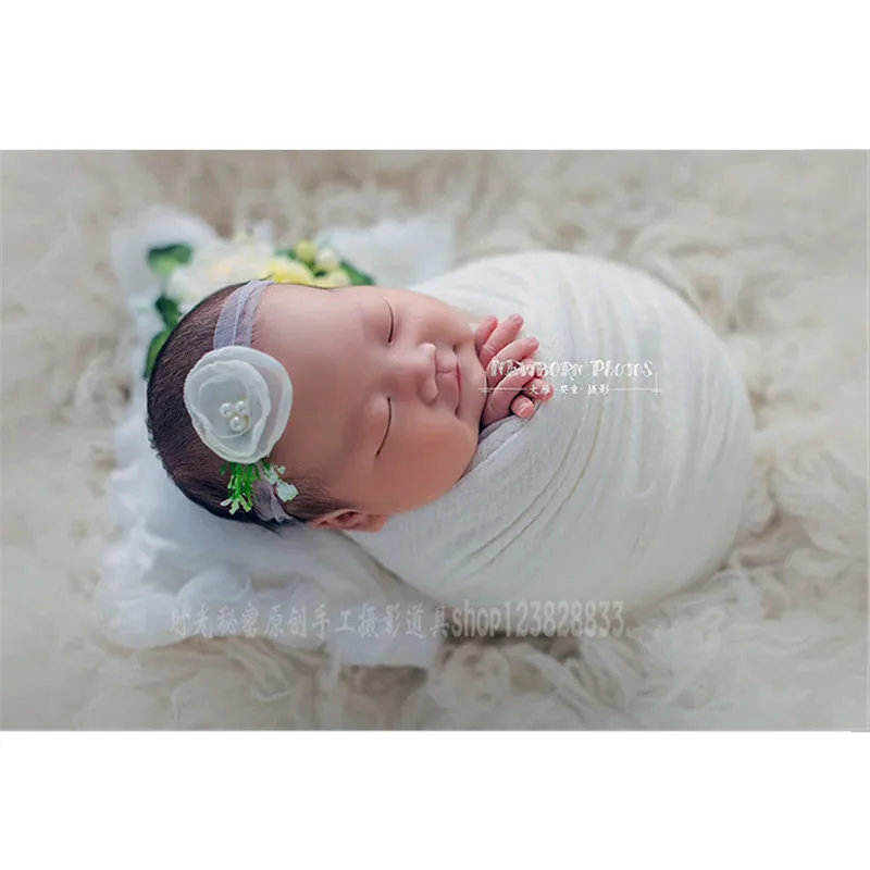 Newborn Photography Accessories Backdrop Flower Pillow Decoration Auxiliary Props Studio Baby Posing Props for Girls Photo Shoot
