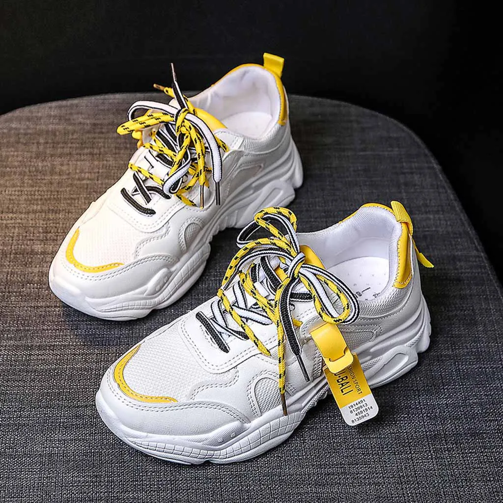 

MUQGEW Women Sneakers Autumn Fashion Casual Shoes Comfortable Breathable Flats Female Platform Sneakers Chaussure Femme #0704