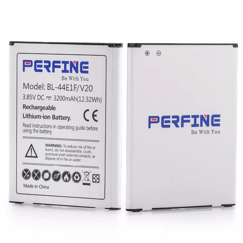 Аккумулятор Perfine BL-44E1F для LG V20 3200 мА · ч VS995 US996 LS997 H990DS H910 H918 литий-ионный | Мобильные