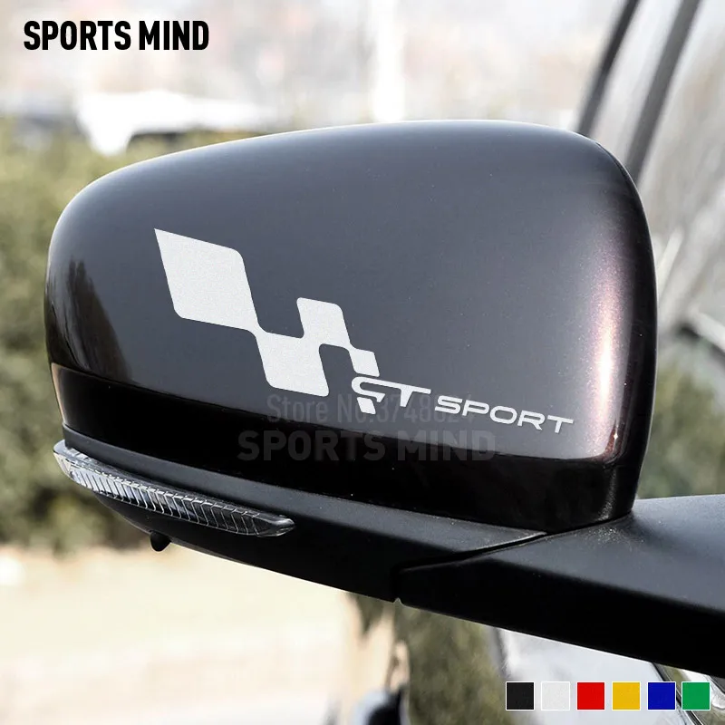 3 Pairs SPORTS MIND Car Sticker Decal Car-Styling For Renault Dacia duster megane captur clio sandero kadjar GT car accessories |