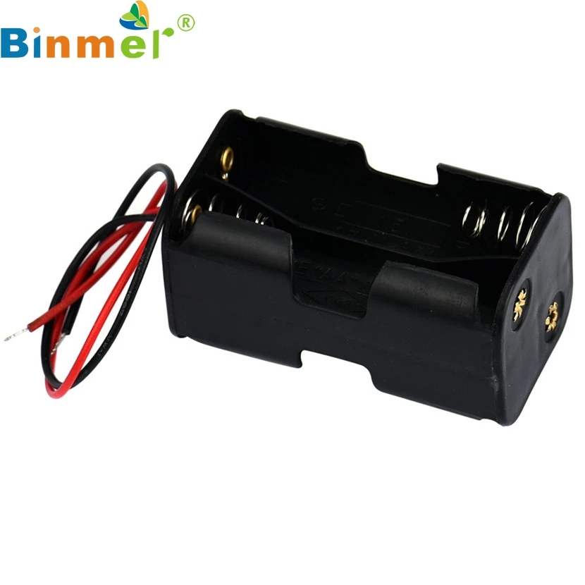 

Mecall Tech Aaa Battery Holder/Case/Box For Battery 2-slot 4 x AA Battery Back To Back Holder Case Box With Wire Leads