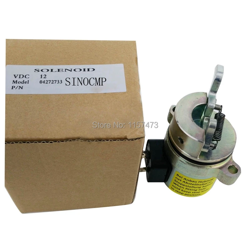 0427 2733 Fuel Shutoff Solenoid For Deutz BF4M1011F Bobcat 863 864 12V (1)