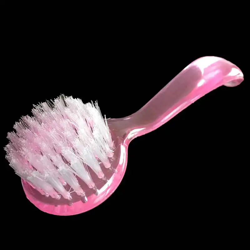 3PcsPlastic Nail Dust Brush Make Up Washing Brush Manicure Pedicure