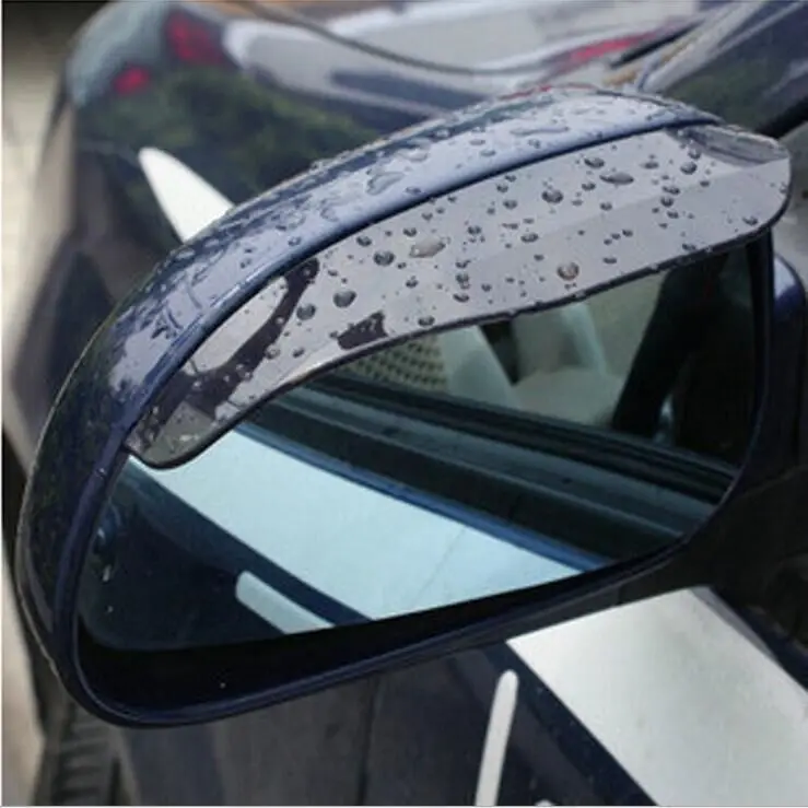 

2Pcs Car Accessories Rearview Mirror Rain Shade for fiat punto ix35 renault sandero renault logan fiesta fiat 500 mini cooper