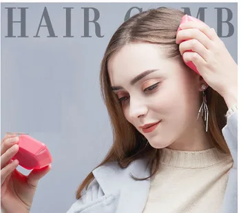 

comb DIY Styling tools Plastic hairdressing lips portable anti-static health care massage cardamom dream no knotted