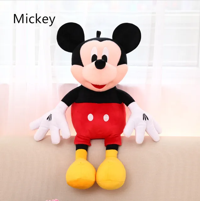 stuffed mickey and minnie mouse